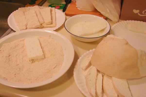 cooking the giant puffball